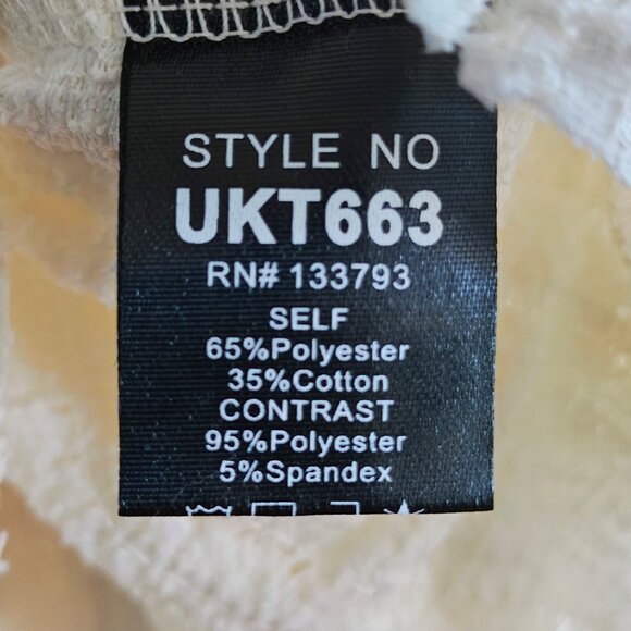 POL Waffle Knit Spliced Top - Picture 9 of 9